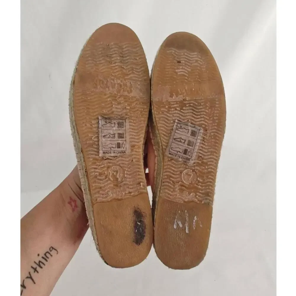 Soludos x Lockhart Embroidery‎ Espadrille Flats Aloha Sunset Pink Coral 7